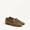 Les Alcôvettes Loafer aus Jacquard-Stoff