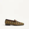 Les Alcôvettes Loafer aus Jacquard-Stoff