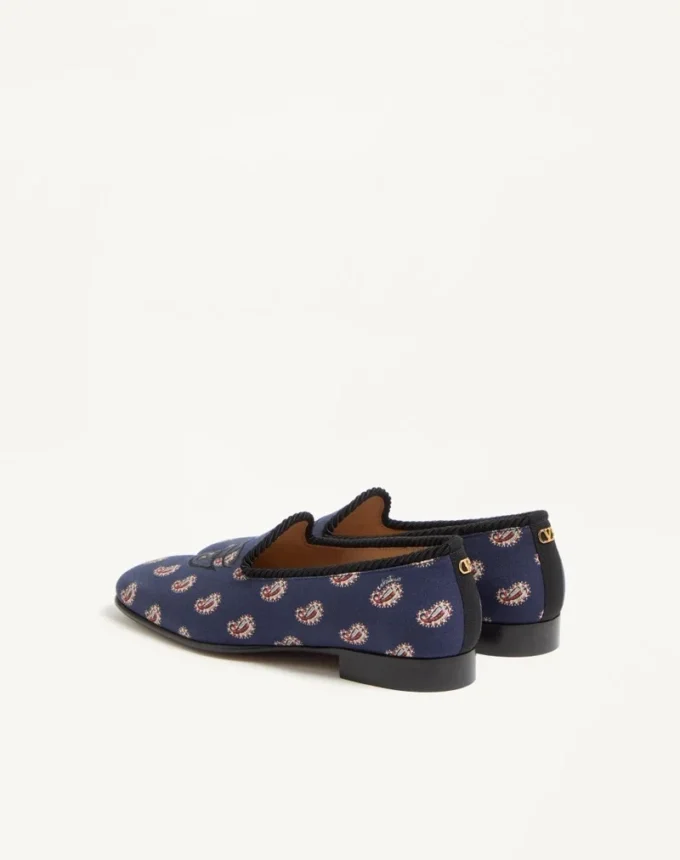 Les Alcôvettes Loafer aus Voyage Imaginaire Canvas-Stoff