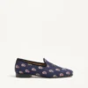 Les Alcôvettes Loafer aus Voyage Imaginaire Canvas-Stoff