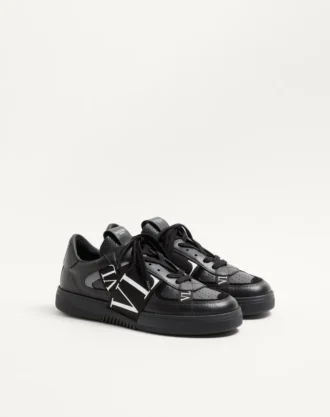 Low-Top-Sneaker Vl7N aus Kalbsleder mit Bändern