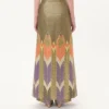 Lurex-Hose mit Voyage Imaginaire-Print Lurex-Hose mit Voyage Imaginaire-Print