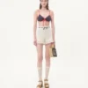 Lycra-Bikini mit Cherryfic-Print