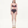Lycra-Bikini mit Cherryfic-Print
