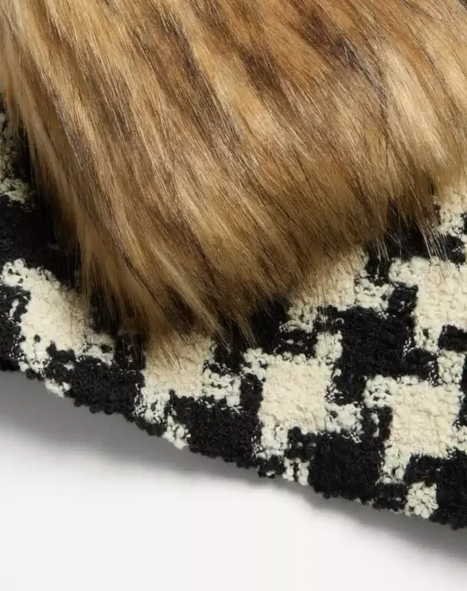 Makro-Hahnentritt-Tweedjacke Makro-Hahnentritt-Tweedjacke