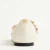 Mary-Jane Bowow Ballerina aus Zickleinleder mit Nieten Mary-Jane Bowow Ballerina aus Zickleinleder mit Nieten