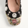Mary-Jane Nellcôte Pumps aus Papier-Jacquardstoff mit Blumenmuster, 30 mm Mary-Jane Nellcôte Pumps aus Papier-Jacquardstoff mit Blumenmuster, 30 mm