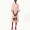 Midi-Kleid aus Crêpe Couture Midi-Kleid aus Crêpe Couture