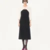 Midi-Kleid aus Crêpe Couture Midi-Kleid aus Crêpe Couture