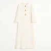 Midi-Kleid aus Crêpe Couture Midi-Kleid aus Crêpe Couture