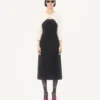 Midi-Kleid aus Crêpe Couture Midi-Kleid aus Crêpe Couture