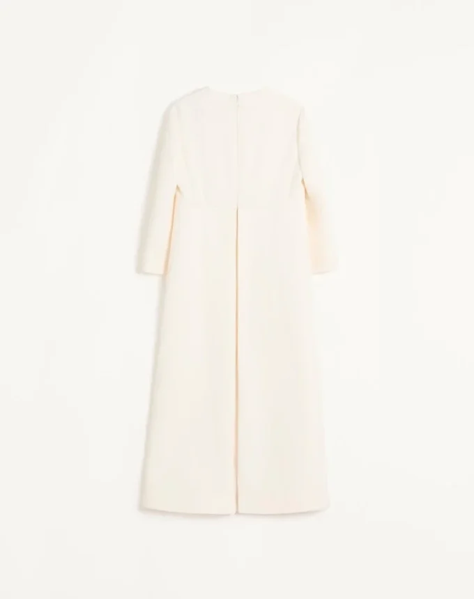 Midi-Kleid aus Crêpe Couture Midi-Kleid aus Crêpe Couture