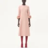 Midi-Kleid aus Crêpe Couture Midi-Kleid aus Crêpe Couture