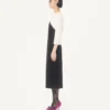 Midi-Kleid aus Crêpe Couture Midi-Kleid aus Crêpe Couture