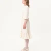 Midi-Kleid aus Crêpe Couture Midi-Kleid aus Crêpe Couture