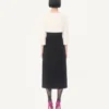 Midi-Kleid aus Crêpe Couture Midi-Kleid aus Crêpe Couture