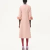 Midi-Kleid aus Crêpe Couture Midi-Kleid aus Crêpe Couture