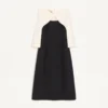 Midi-Kleid aus Crêpe Couture Midi-Kleid aus Crêpe Couture