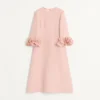 Midi-Kleid aus Crêpe Couture Midi-Kleid aus Crêpe Couture
