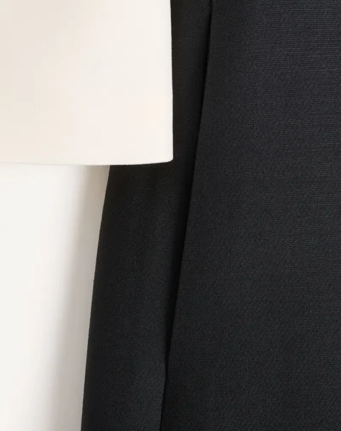 Midi-Kleid aus Crêpe Couture Midi-Kleid aus Crêpe Couture