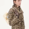 Midi-Kleid aus Crêpe de Chine mit Petit-Charles-Print Midi-Kleid aus Crêpe de Chine mit Petit-Charles-Print