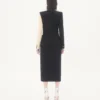 Midi-Kleid aus Wollkrepp Midi-Kleid aus Wollkrepp