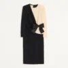 Midi-Kleid aus Wollkrepp Midi-Kleid aus Wollkrepp