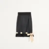 Midi-Rock aus doppeltem Satin Midi-Rock aus doppeltem Satin