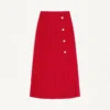 Midi-Rock aus Georgette Midi-Rock aus Georgette