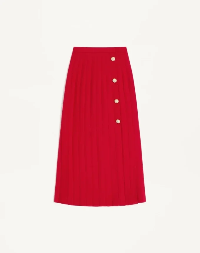 Midi-Rock aus Georgette Midi-Rock aus Georgette