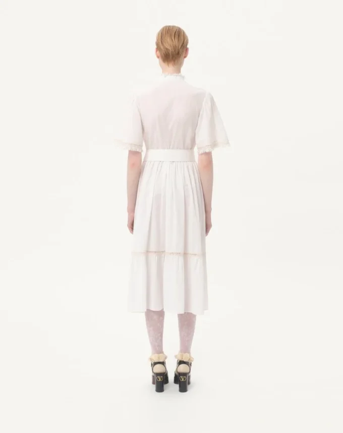 Midikleid aus Baumwoll-Musselin Midikleid aus Baumwoll-Musselin