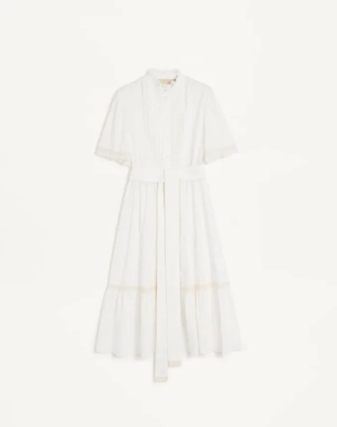 Midikleid aus Baumwoll-Musselin Midikleid aus Baumwoll-Musselin