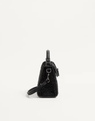 Mini-Vsling-Handtasche mit funkelnder Stickerei