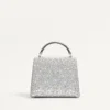 Mini-Vsling-Handtasche mit funkelnder Stickerei Mini-Vsling-Handtasche mit funkelnder Stickerei