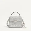 Mini-Vsling-Handtasche mit funkelnder Stickerei Mini-Vsling-Handtasche mit funkelnder Stickerei