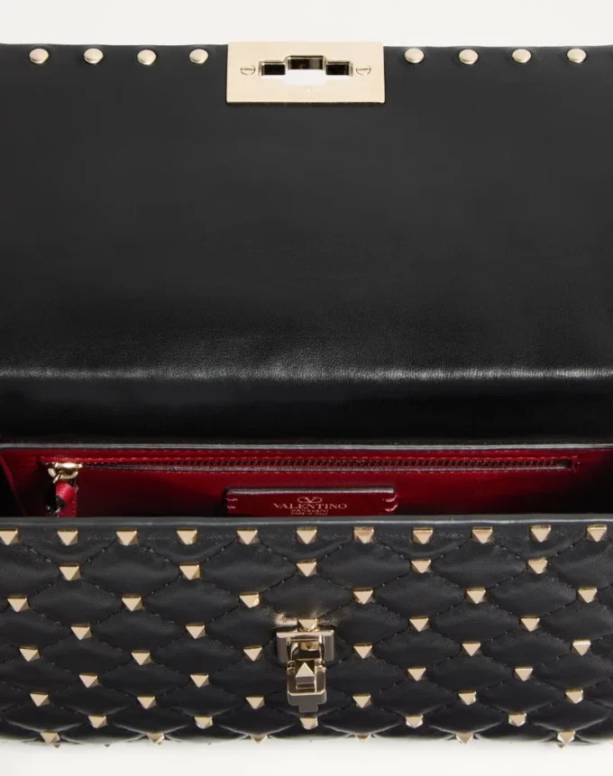 Mittlere Nappa Rockstud Spike Tasche Mittlere Nappa Rockstud Spike Tasche