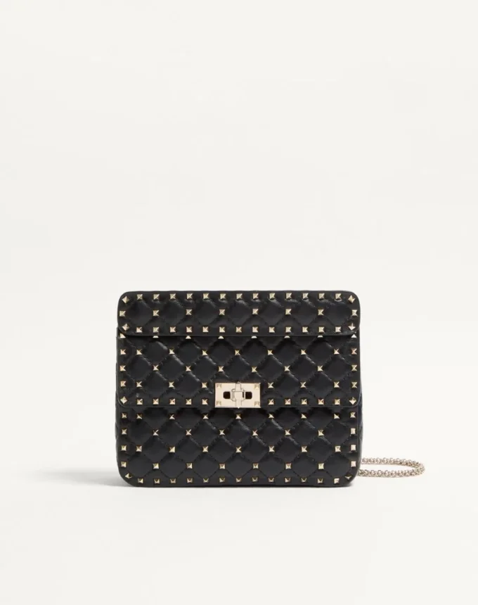 Mittlere Nappa Rockstud Spike Tasche Mittlere Nappa Rockstud Spike Tasche