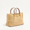 Mittlere Sommertasche aus Stroh Mittlere Sommertasche aus Stroh