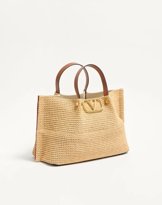 Mittlere Sommertasche aus Stroh Mittlere Sommertasche aus Stroh
