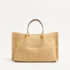 Mittlere Sommertasche aus Stroh Mittlere Sommertasche aus Stroh