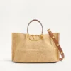 Mittlere Sommertasche aus Stroh Mittlere Sommertasche aus Stroh