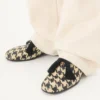 Mj Blues Derby aus gewebtem Leder mit Hahnentrittmuster