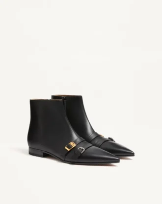 Mockers-Stiefeletten aus Kalbsleder