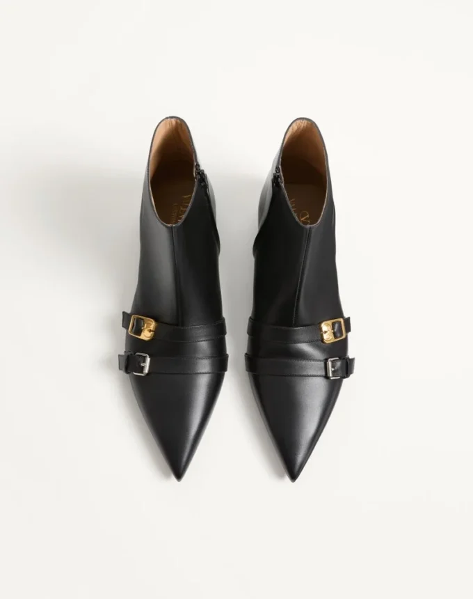 Mockers-Stiefeletten aus Kalbsleder Mockers-Stiefeletten aus Kalbsleder