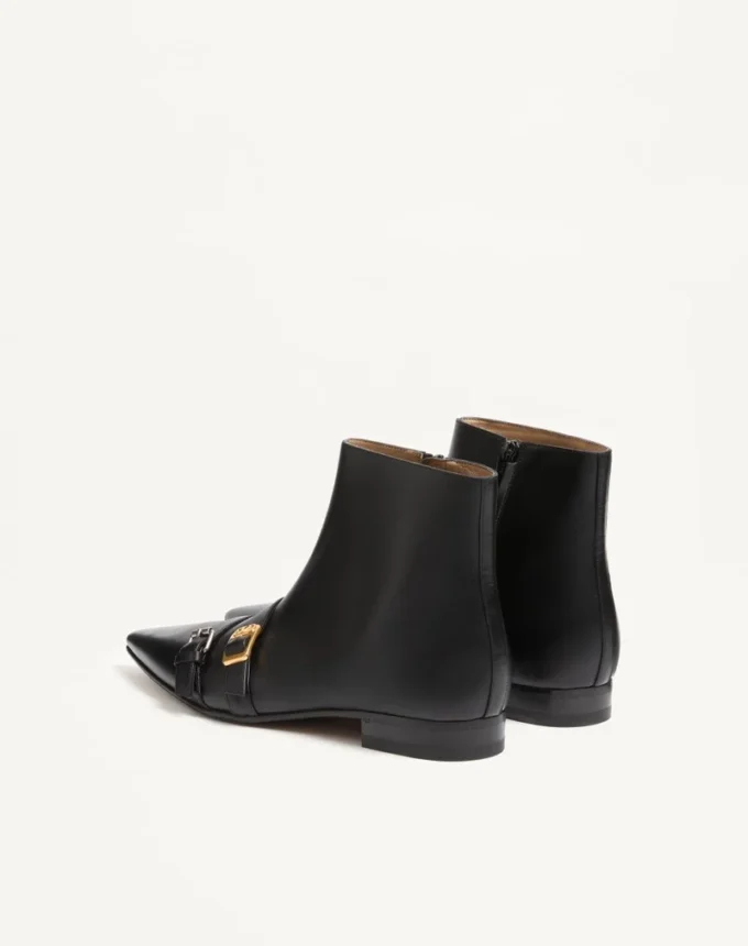 Mockers-Stiefeletten aus Kalbsleder Mockers-Stiefeletten aus Kalbsleder