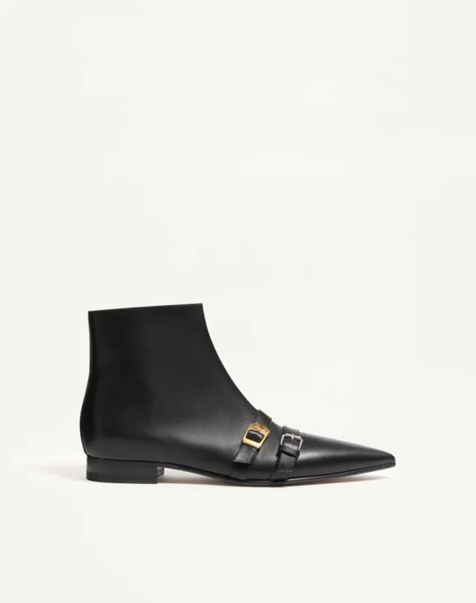 Mockers-Stiefeletten aus Kalbsleder Mockers-Stiefeletten aus Kalbsleder