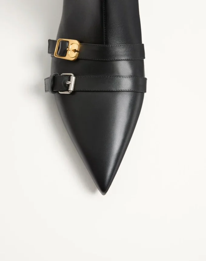 Mockers-Stiefeletten aus Kalbsleder Mockers-Stiefeletten aus Kalbsleder
