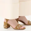 Nellcôte Crust Leder-Sandalen 60 mm Nellcôte Crust Leder-Sandalen 60 mm