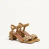 Nellcôte Crust Leder-Sandalen 60 mm Nellcôte Crust Leder-Sandalen 60 mm