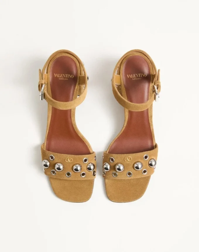 Nellcôte Crust Leder-Sandalen 60 mm Nellcôte Crust Leder-Sandalen 60 mm